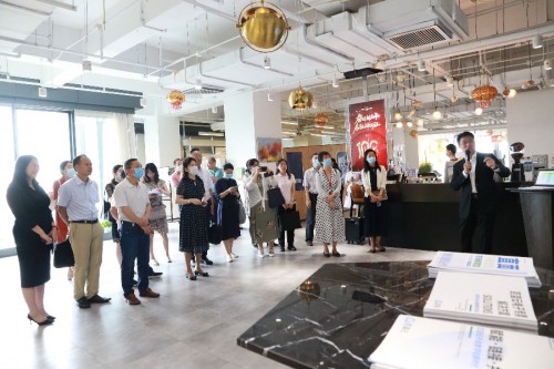 北京市“两区”建设联合调研组参访百望云