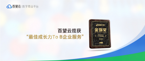 用创新引领发展,百望云又获“最佳成长力”奖项