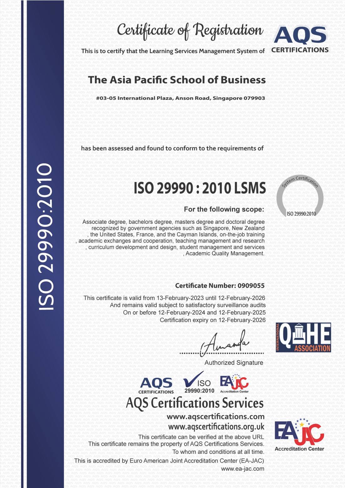 1676349846948867.jpg ASIA ISO 29990 CERTIFICATE.jpg