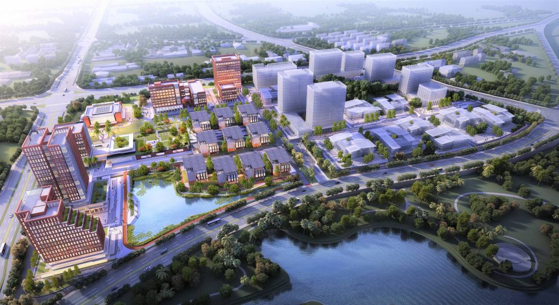 中国—东盟数字经济产业园一期效果图 图片来源:华蓝设计院.jpg