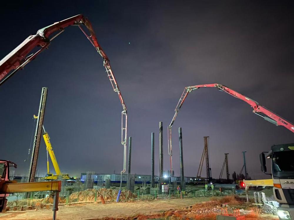 包头夜间施工3