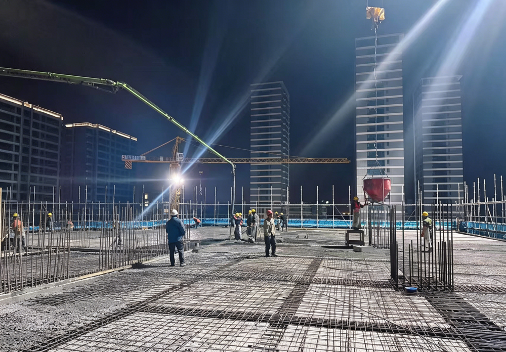 现场混凝土施工