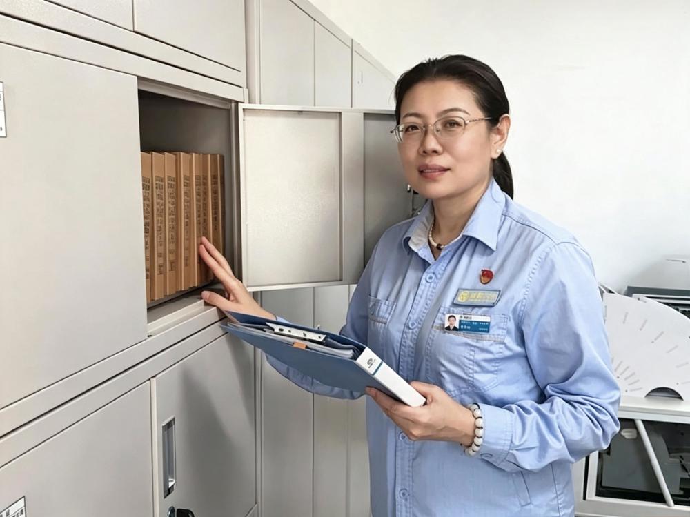 图为_黎春柳查看账本的图片