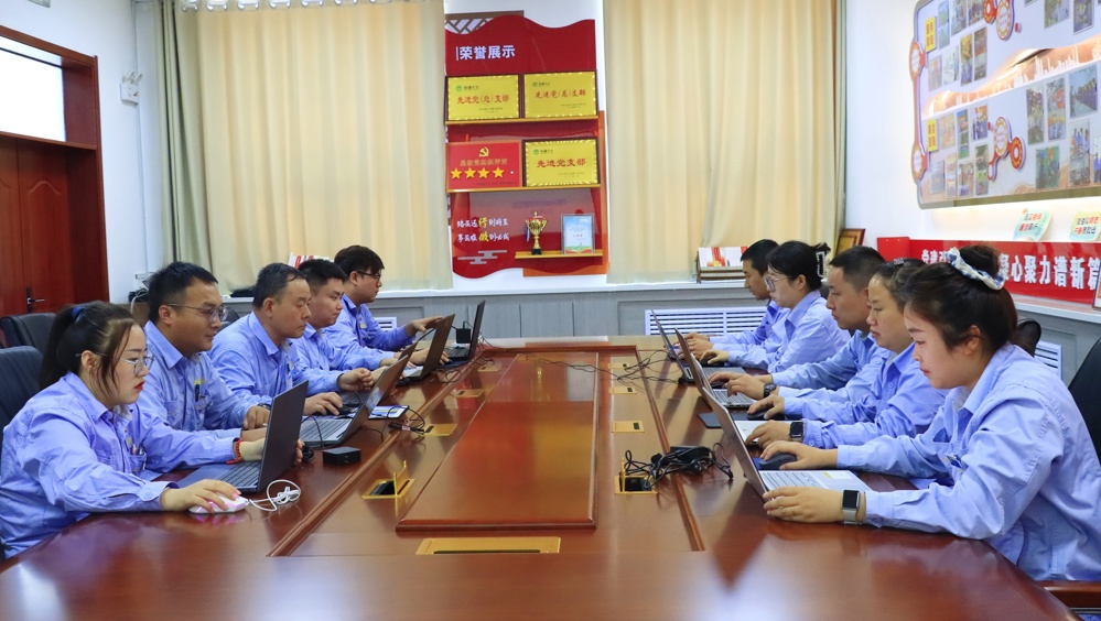 天伟化工有限公司团委开展办公业务技能实操挑战赛 图