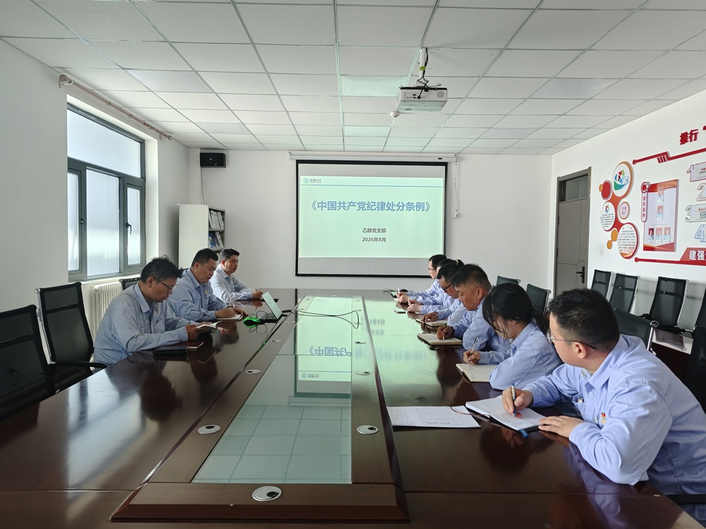 以案明纪守底线 清风护航保安全——天业汇合党委乙醇党支部开展违纪违法案例警示教育专题党课(1)