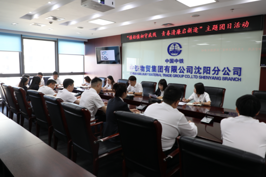 慎始慎初守底线 青春清廉启新途——中铁物贸沈阳分公司团委开展廉洁从业主题团日活动