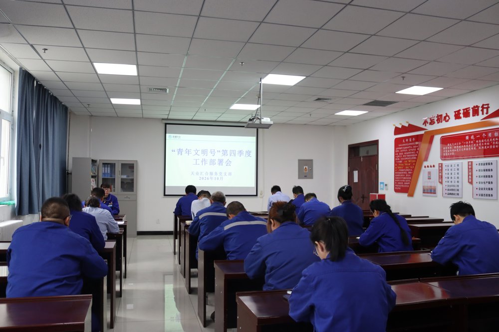 图为：支部书记正在进行工作部署