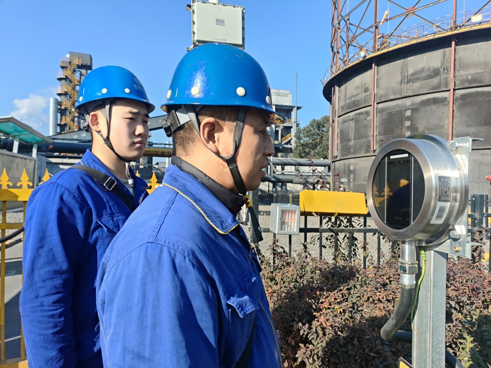 群策除隐患 智能保安全——天伟电石二厂为炉气净化区域升级安装防爆门禁系统